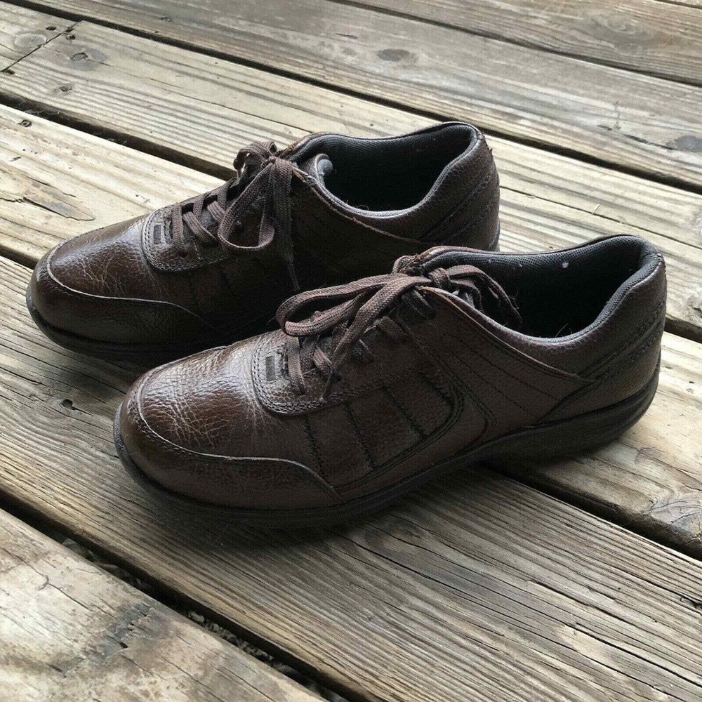 KDR Nunn Bush Mens Size 8.5 M Brown Genuine Leather Shoes